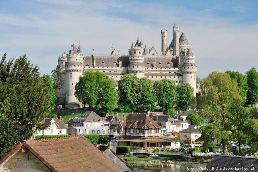 El castillo de Pierrefonds, en Oise 