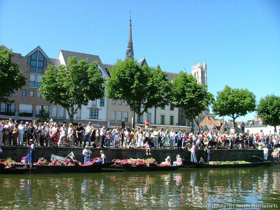 Mercado del agua en Amiens