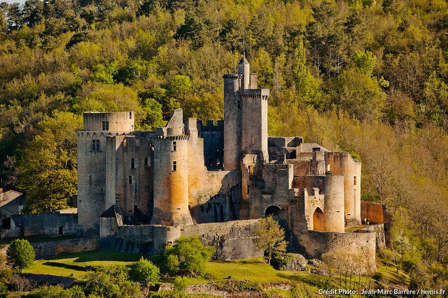 La fortaleza medieval de Bonaguil, en Lot-et-Garonne 