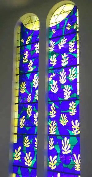Capilla Matisse ventanas árbol de la vida