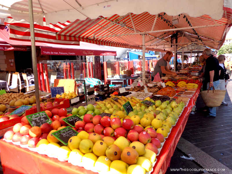Cours Saleya mercado frutas verduras