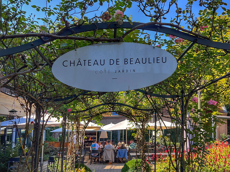 El restaurante bistró del Château de Beaulieu, cerca de Bethune, en Pas-de-Calais