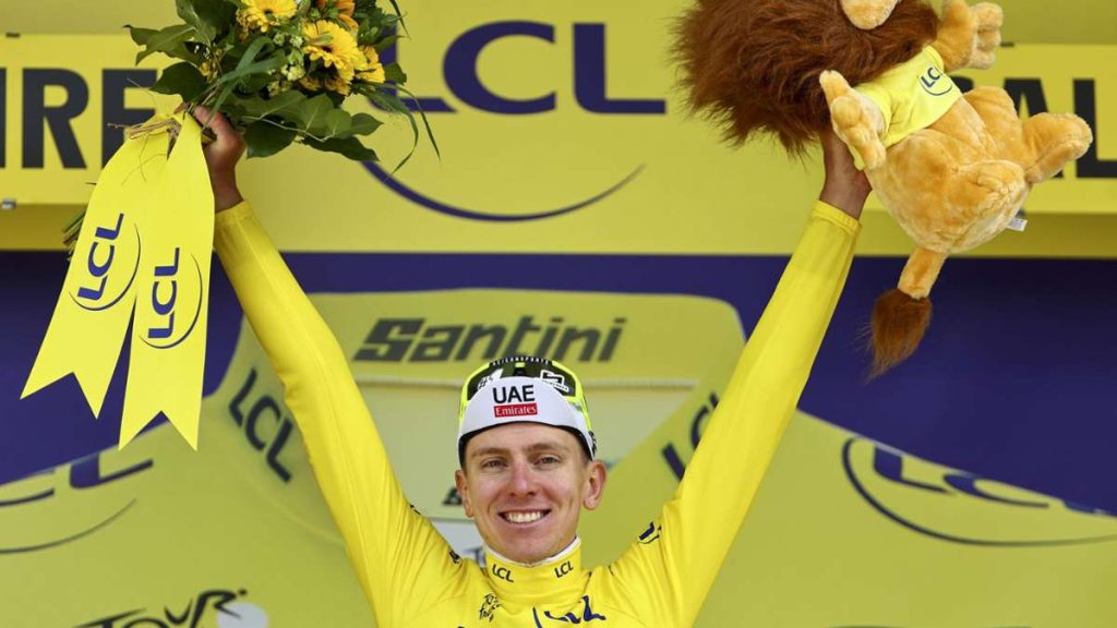 Tour de Francia: Pogacar irrumpe con el maillot amarillo: fue una etapa de ensueño